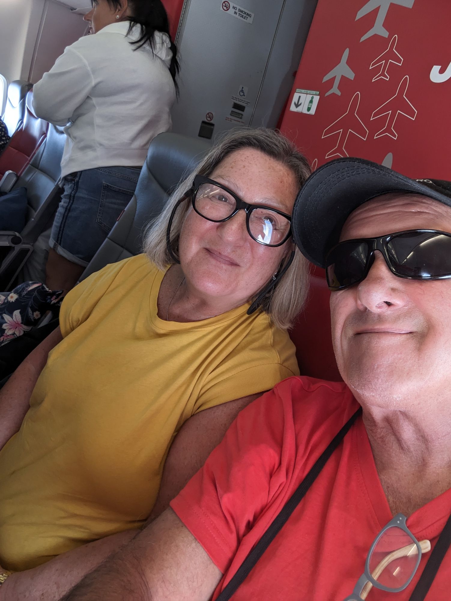 Ready for takeoff on our holiday 