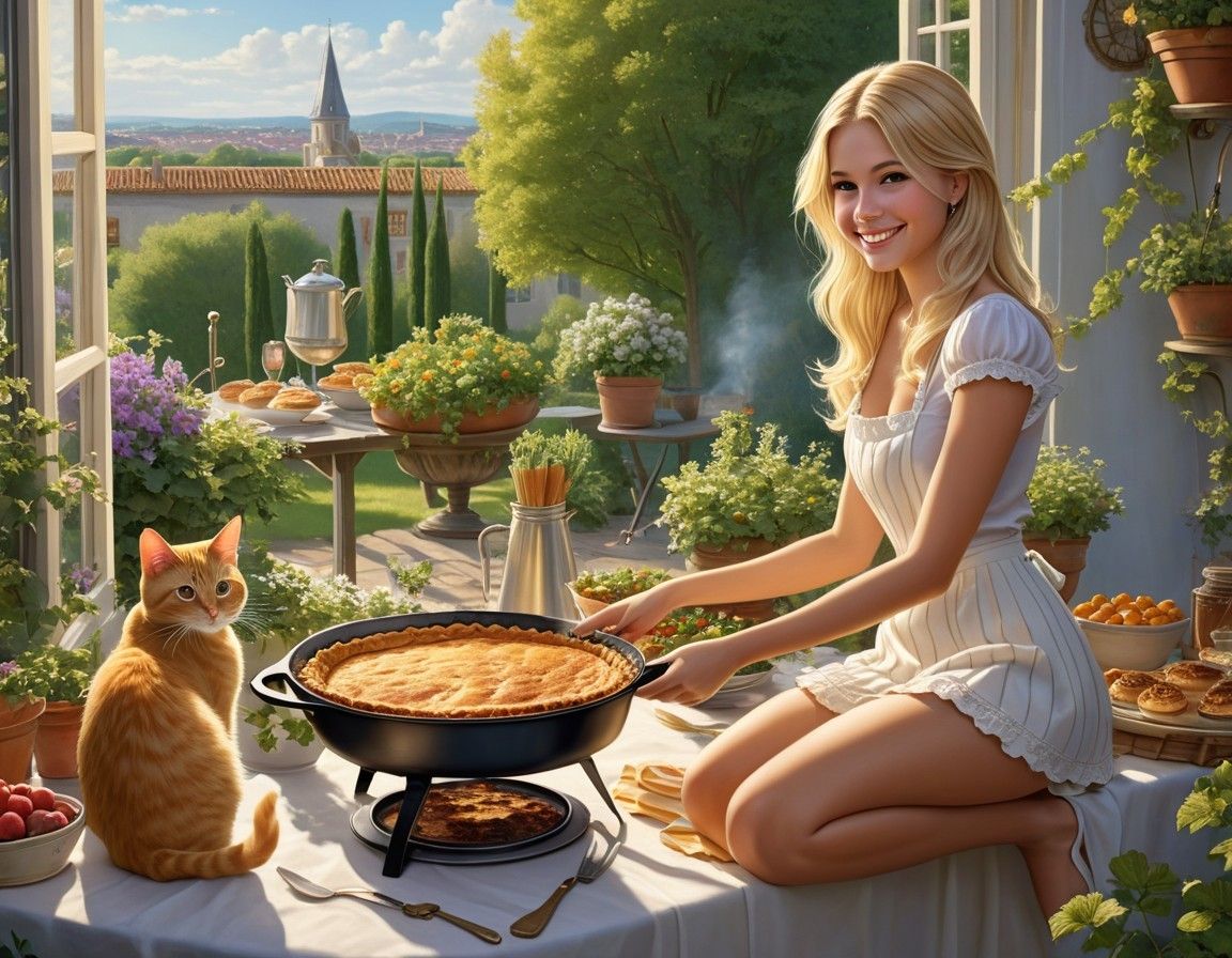 Femme en cuisine