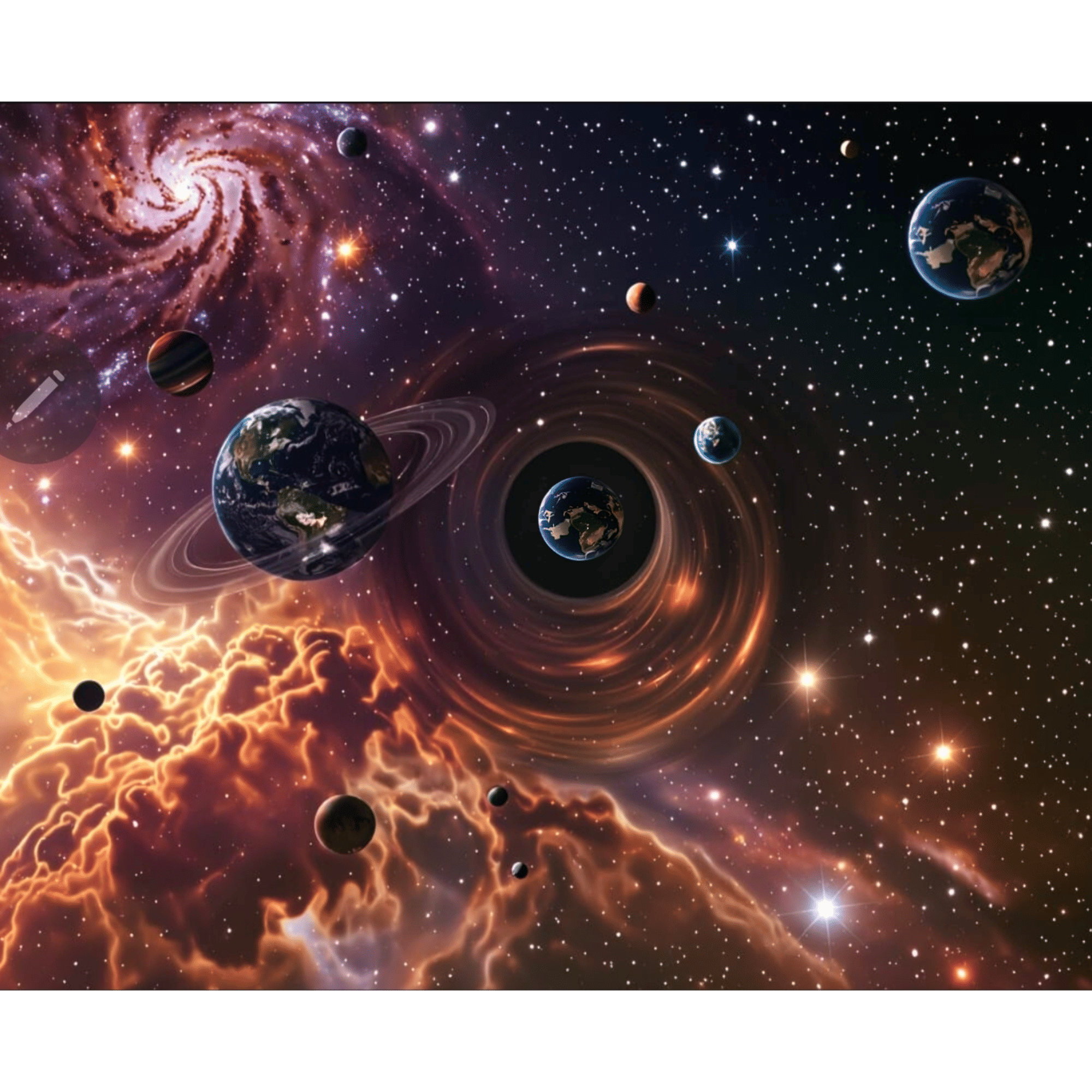 Looking outwards from the inside of a Stella mass black hole.