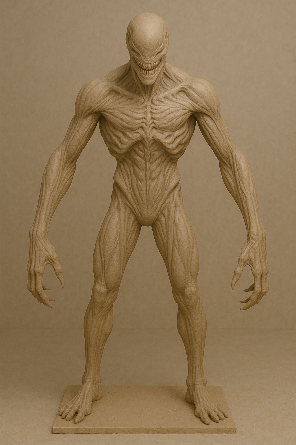 Use this image to enhance this lanky scary creature with no eyes, razor sharp teeth and a quad pedal stance. Invoke a sense of predator into...