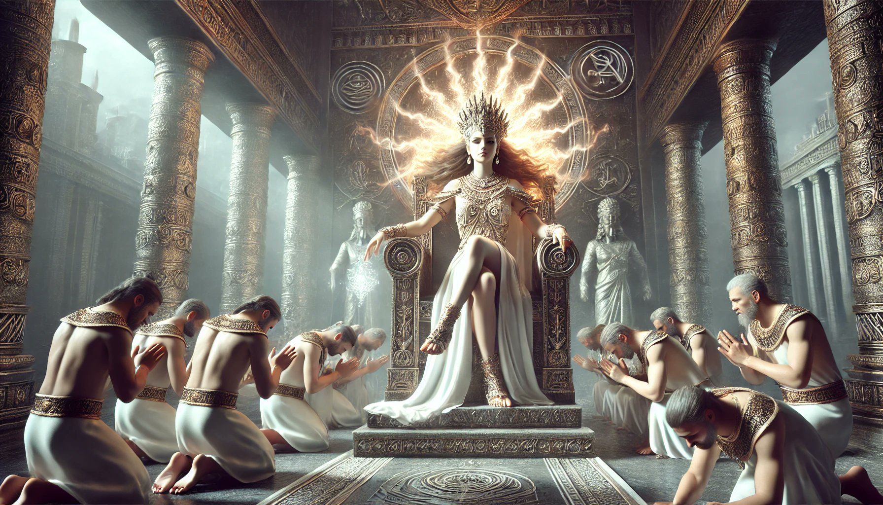 A wizard riding a futuristic motorcycle.