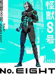 One punch man Saitama anime character combine with kaiju no 8 anime character