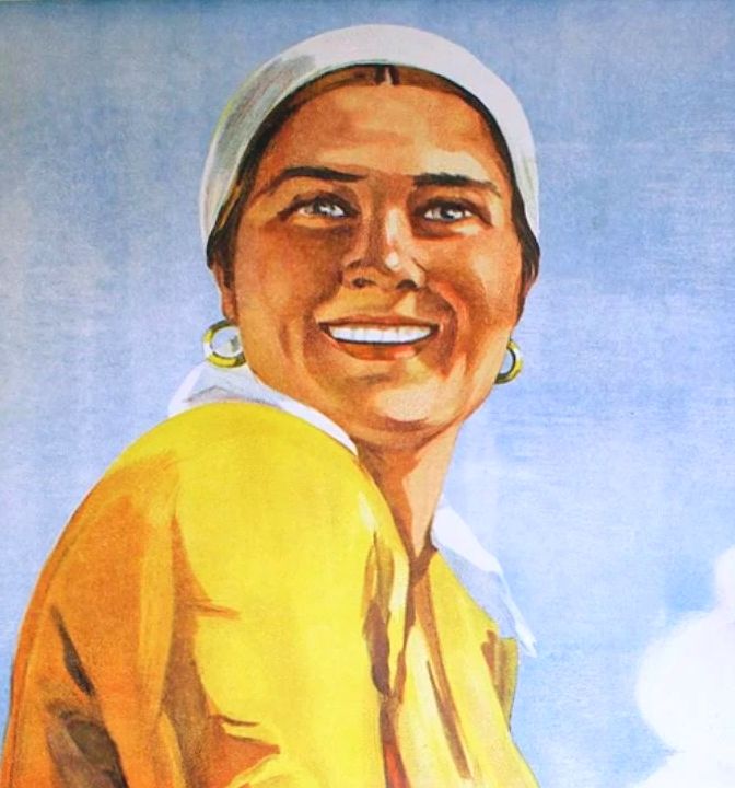 Abstract oil painting