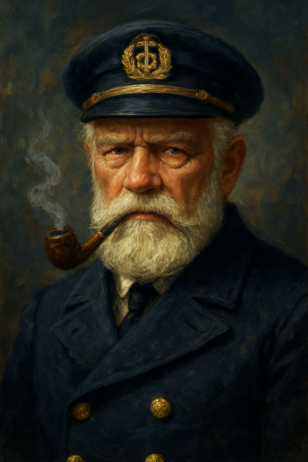 "THE WEATHETED CAPTAIN" 