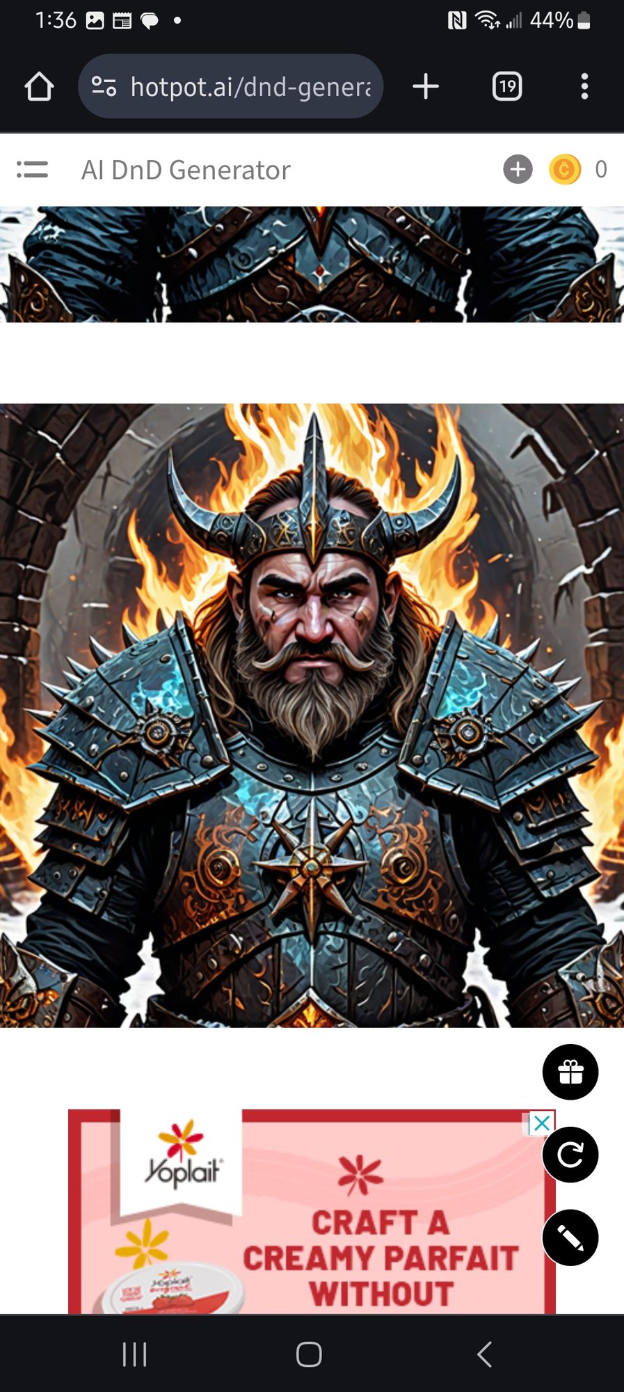 Wielding a mighty two handed sword fighting a shadow demon