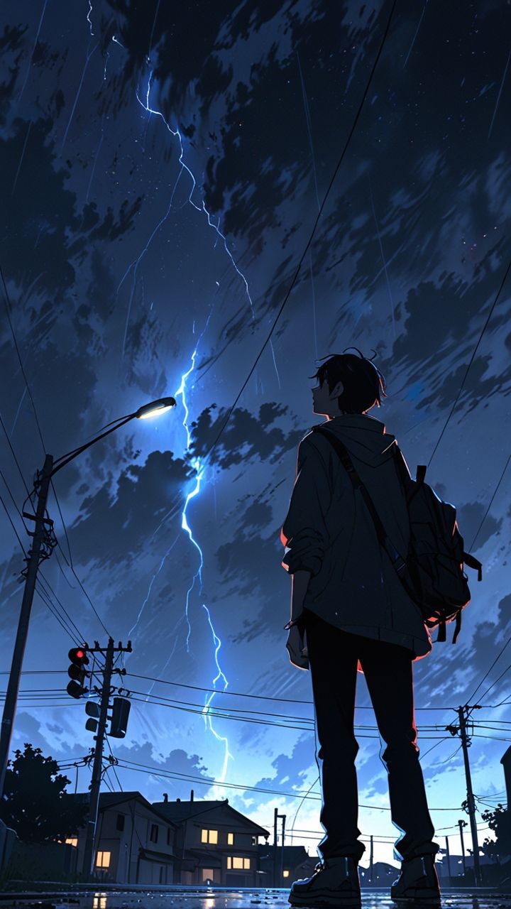 Makoto Shinkai semi-realistic anime