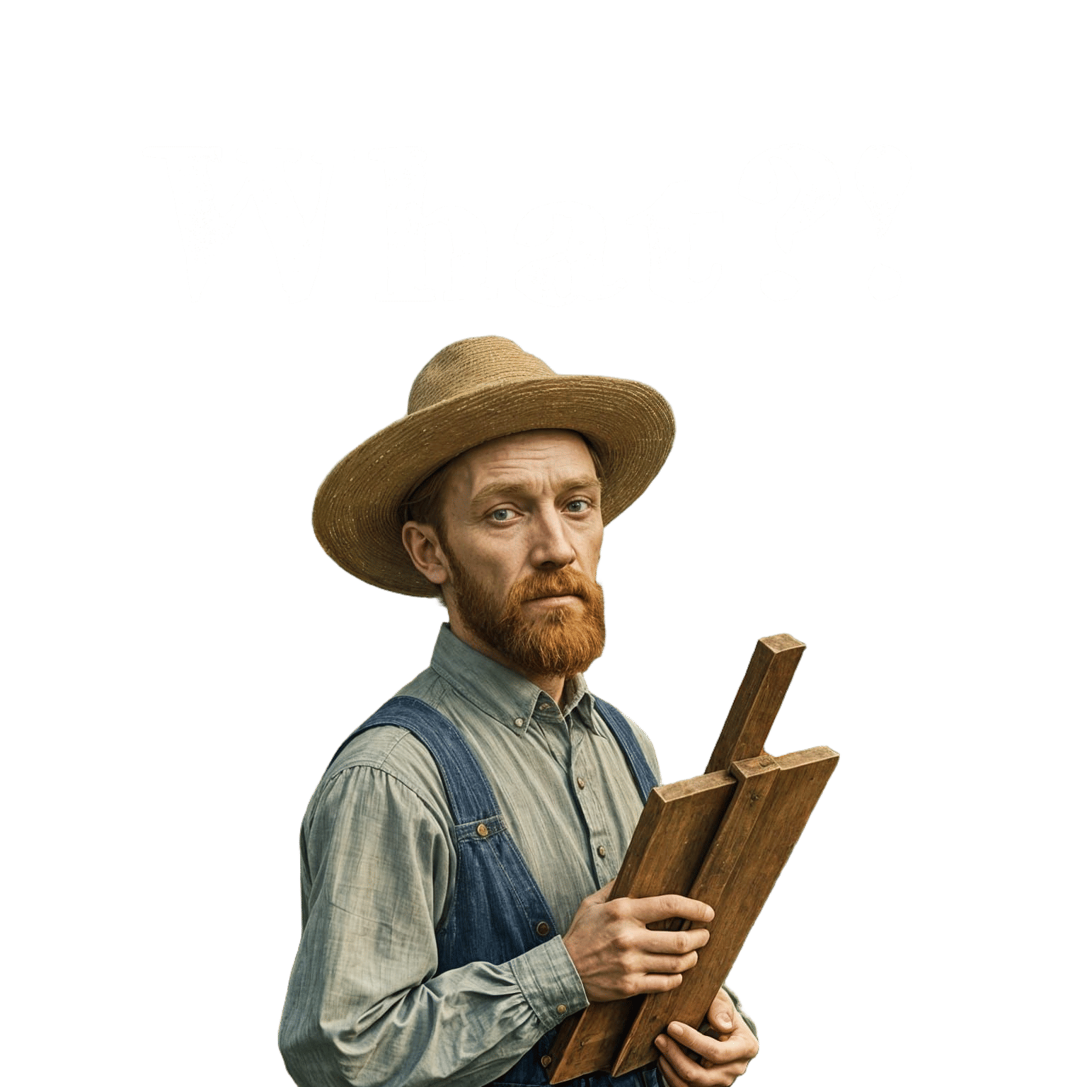 What?! You expect me to paint when you're looking at me like that, huh!