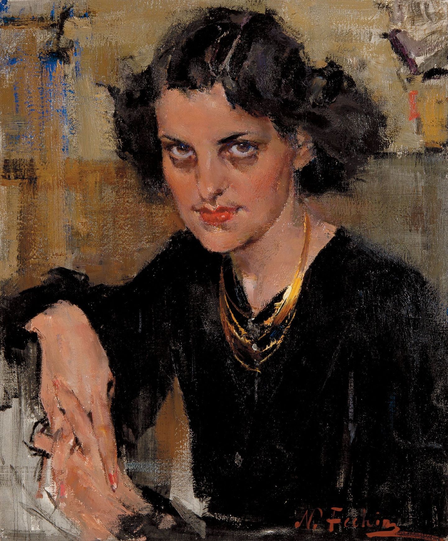 sad  woman with pressed lips closed mouth in the style of Richard Kuhn  high contrast minimalist Trendsetting 16k, depth of field 3D, hyper ...