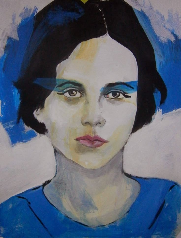 sad  woman with pressed lips closed mouth in the style of Richard Kuhn  high contrast minimalist Trendsetting 16k, depth of field 3D, hyper ...