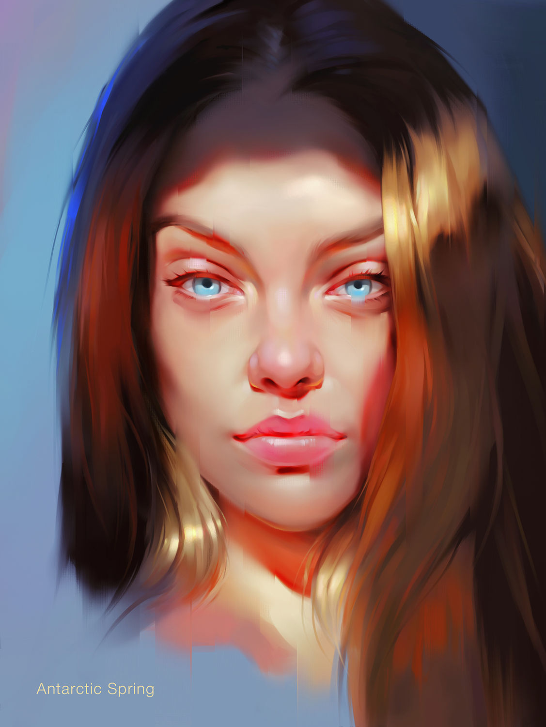 Hauntingly beautiful and melancholic portrait of a female figure in the style of pablo picasso