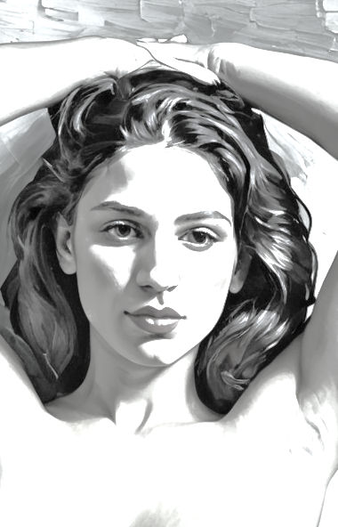 An impasto post-impressionist oil painting of a stunning woman 8k resolution concept art Van Gogh post-impressionism oil on canvas beautiful...