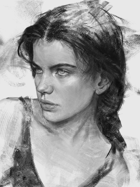 Hauntingly beautiful and melancholic portrait of a female figure in the style of pablo picasso