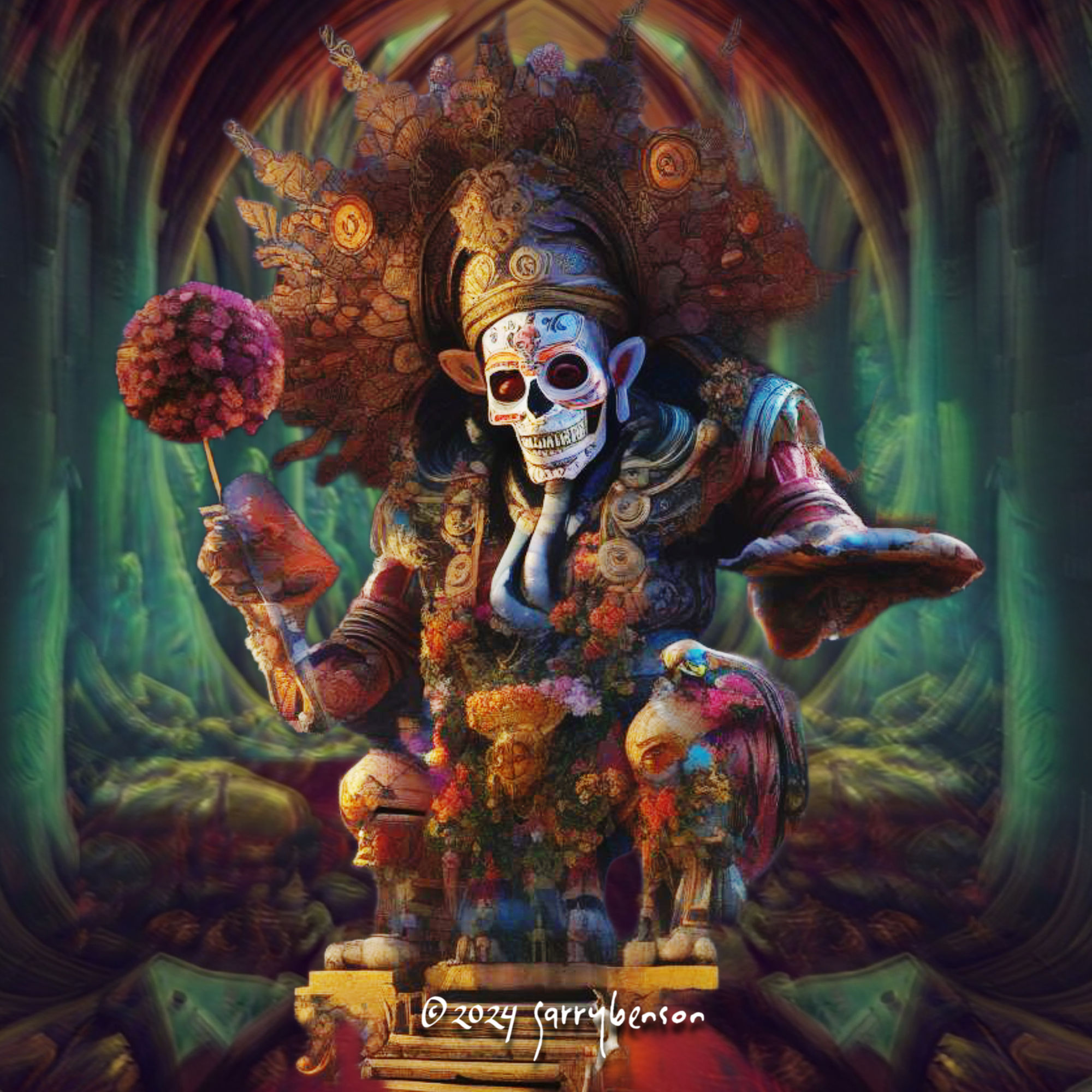 In Bali the Dark Fantasy is a reality when the dreaded Ogoh Ogohs appear from the black hole of Balinese lore.