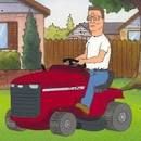 Hank Hill on a giant frozen lawn mower
mowing corpses in hell in ice crown citadel