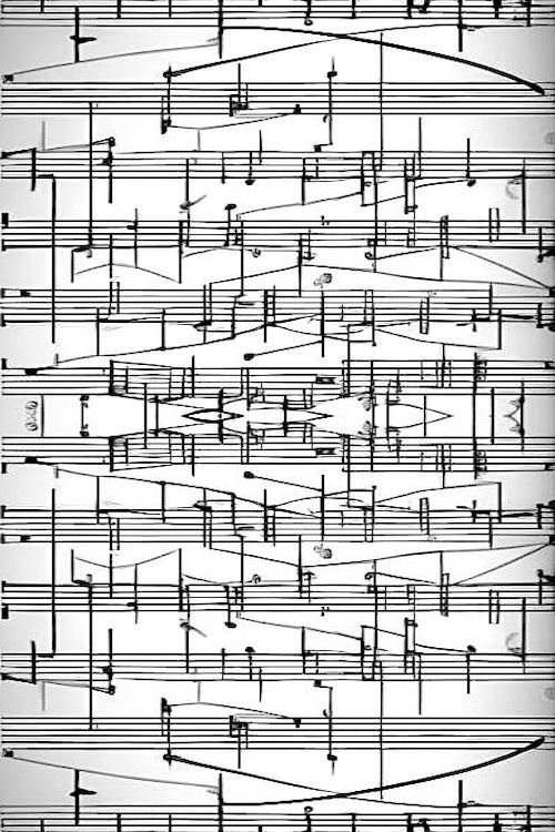 graphic music notation AI Generated Artwork NightCafe Creator