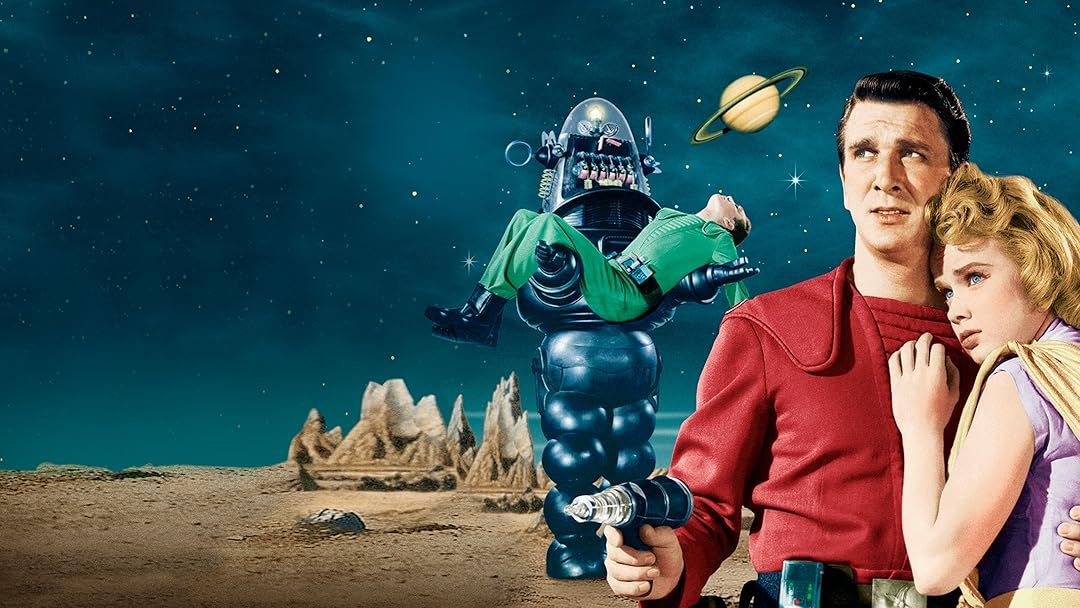 A chaotic trio of comedians inspired by the Marx Brothers, portrayed as intergalactic adventurers. Scene styled after the movie poster of ‘F...