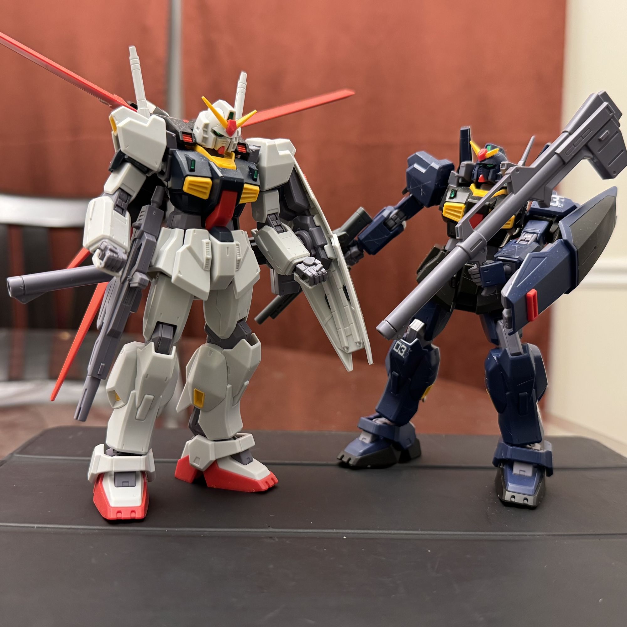 Create a dramatic anime-style space battle scene