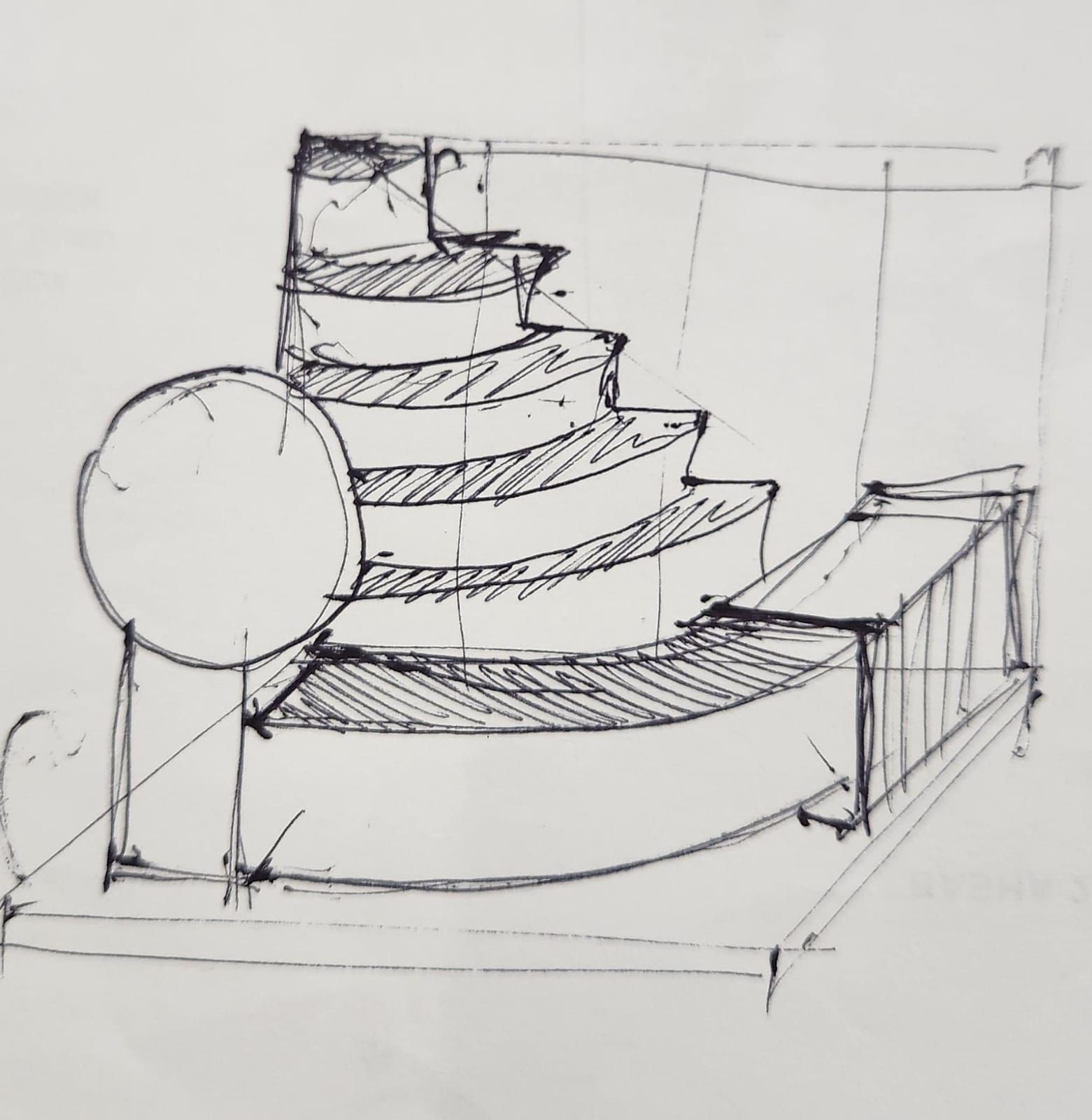 a lamborghini exhibition pavilion design with futuristic concept, aventador style, hdri, sleek design, Epic cinematic brilliant stunning int...