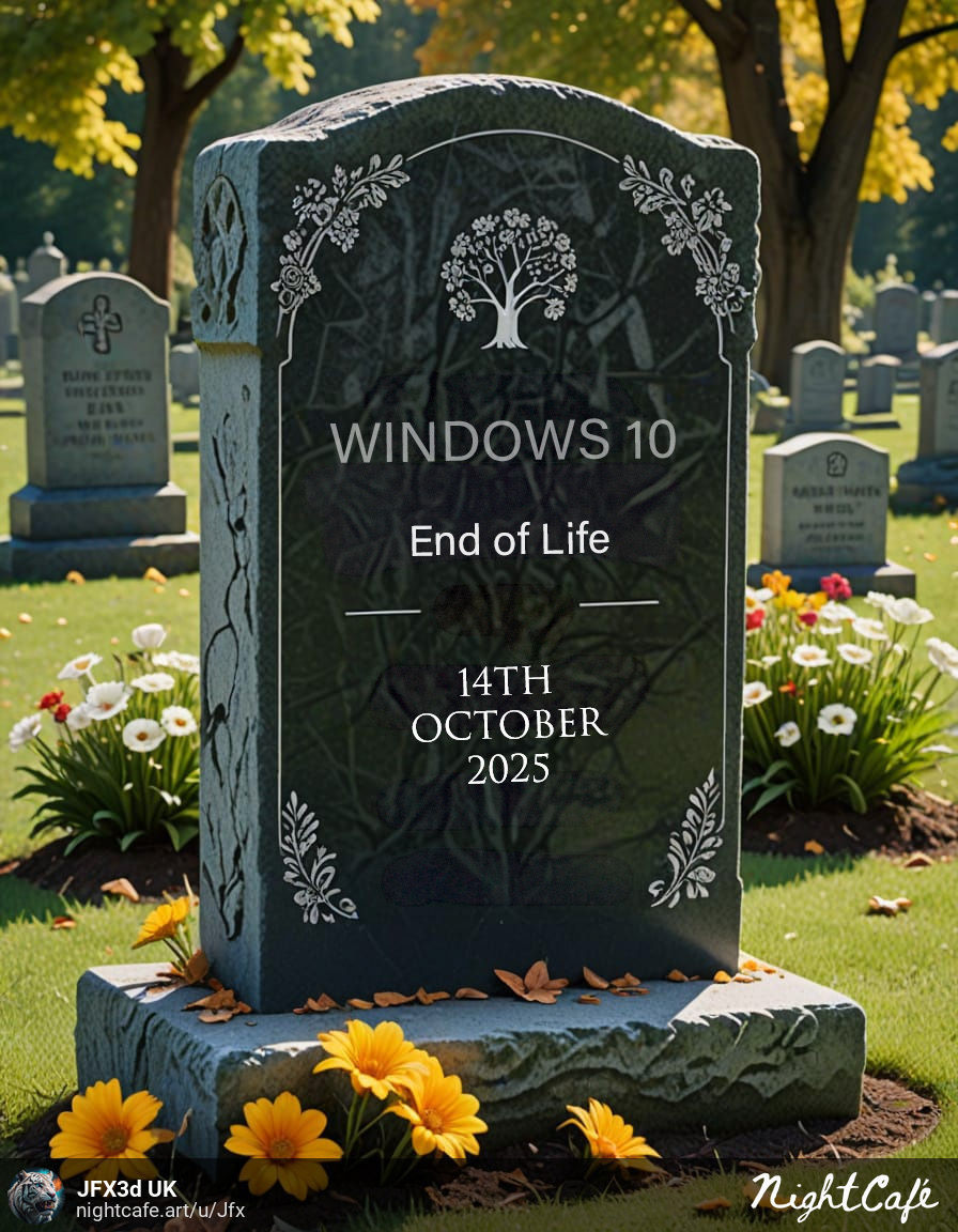 Camera pans round the Tomb stone as it zooms out