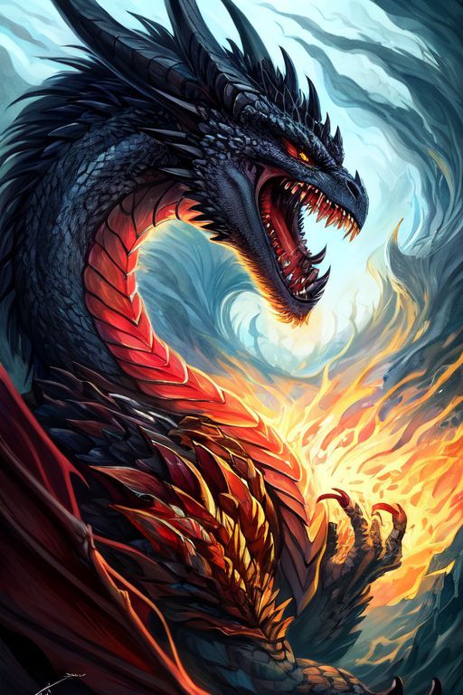 Angry Dragon Pissed of dragon