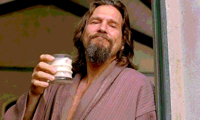 expressionistic the big lebowski in shades of black, green, orange and dark blue haunted wifredo lam basquiat paul klee Ernst Ludwig Kirchne...