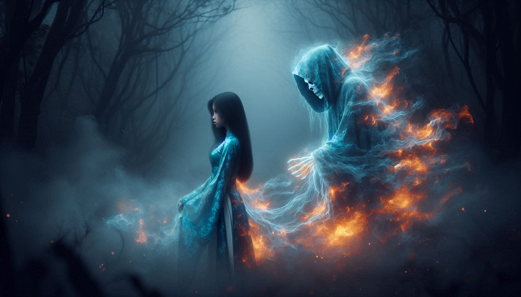 A Vietnamese girl haunted by a spirit 