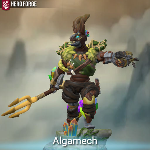 Algamech a centuries old warforged Artificer nature elemental made from ...