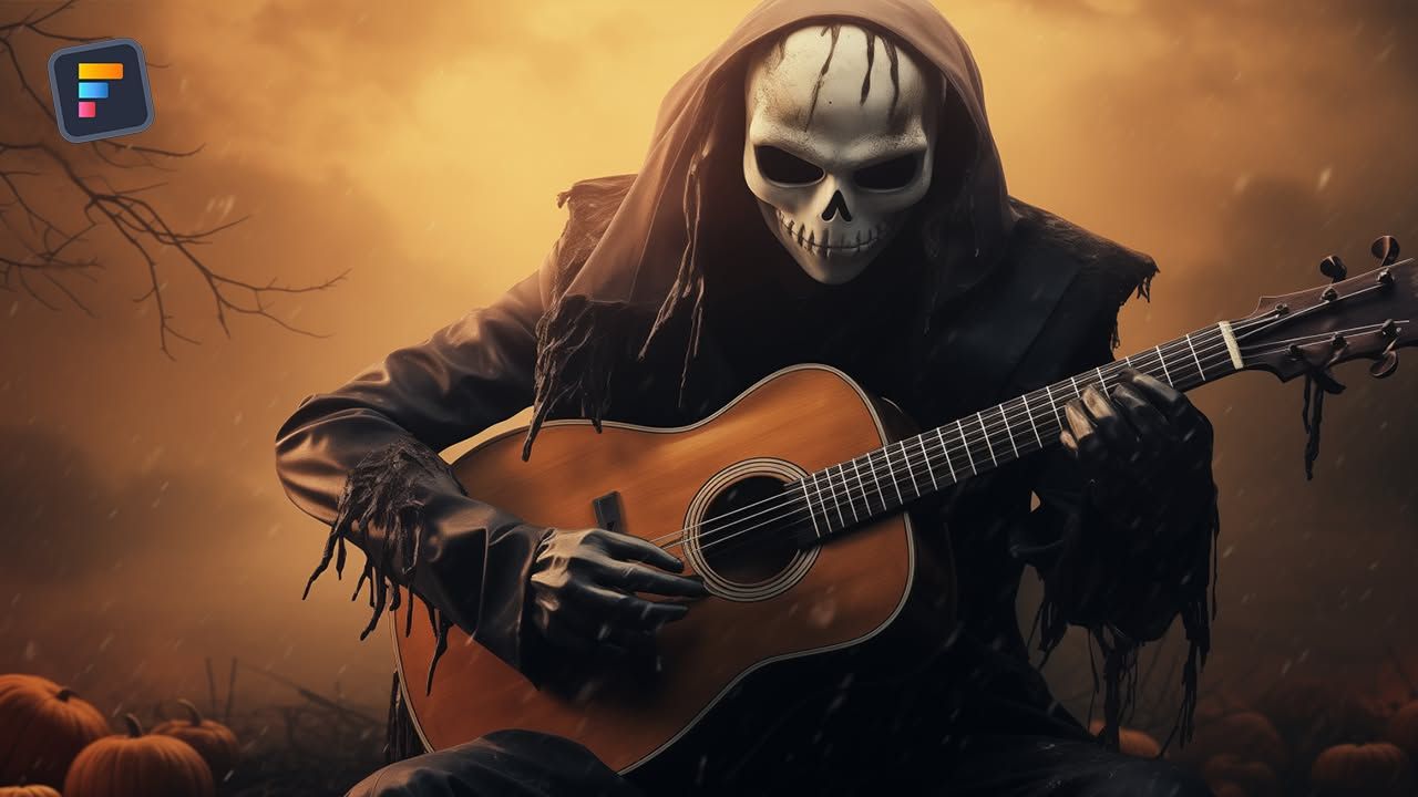 A Halloween musician!