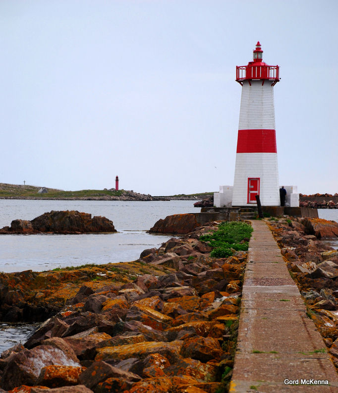 An imaginary lighthouse on the Saint-Pierre et Miquelon Archipelago.