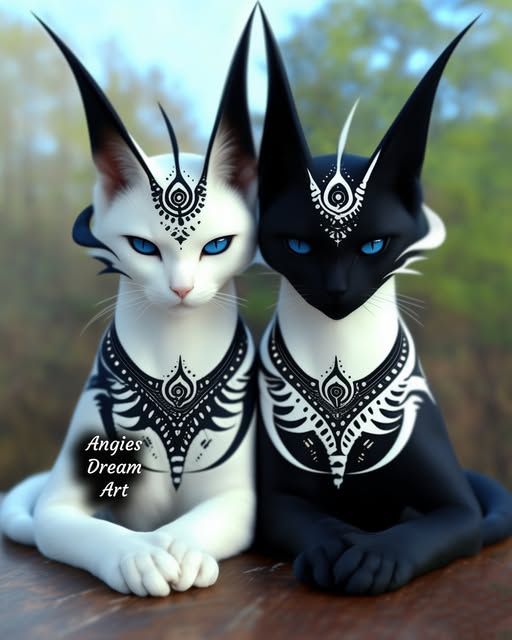 Two nice cats Origami paper folds papercraft, made of paper, stationery, 8K resolution 64 megapixels soft focus detailed matte painting, dee...