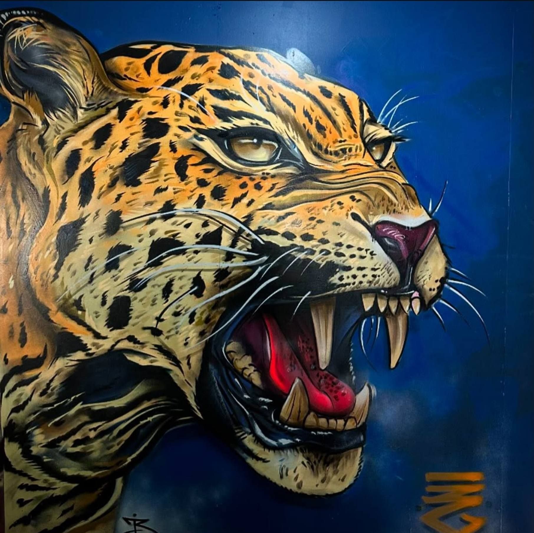 A majestic tiger, mid-leap, chasing a spectral dragon through a dense, ancient jungle. The scene is illuminated by dramatic, cinematic light...