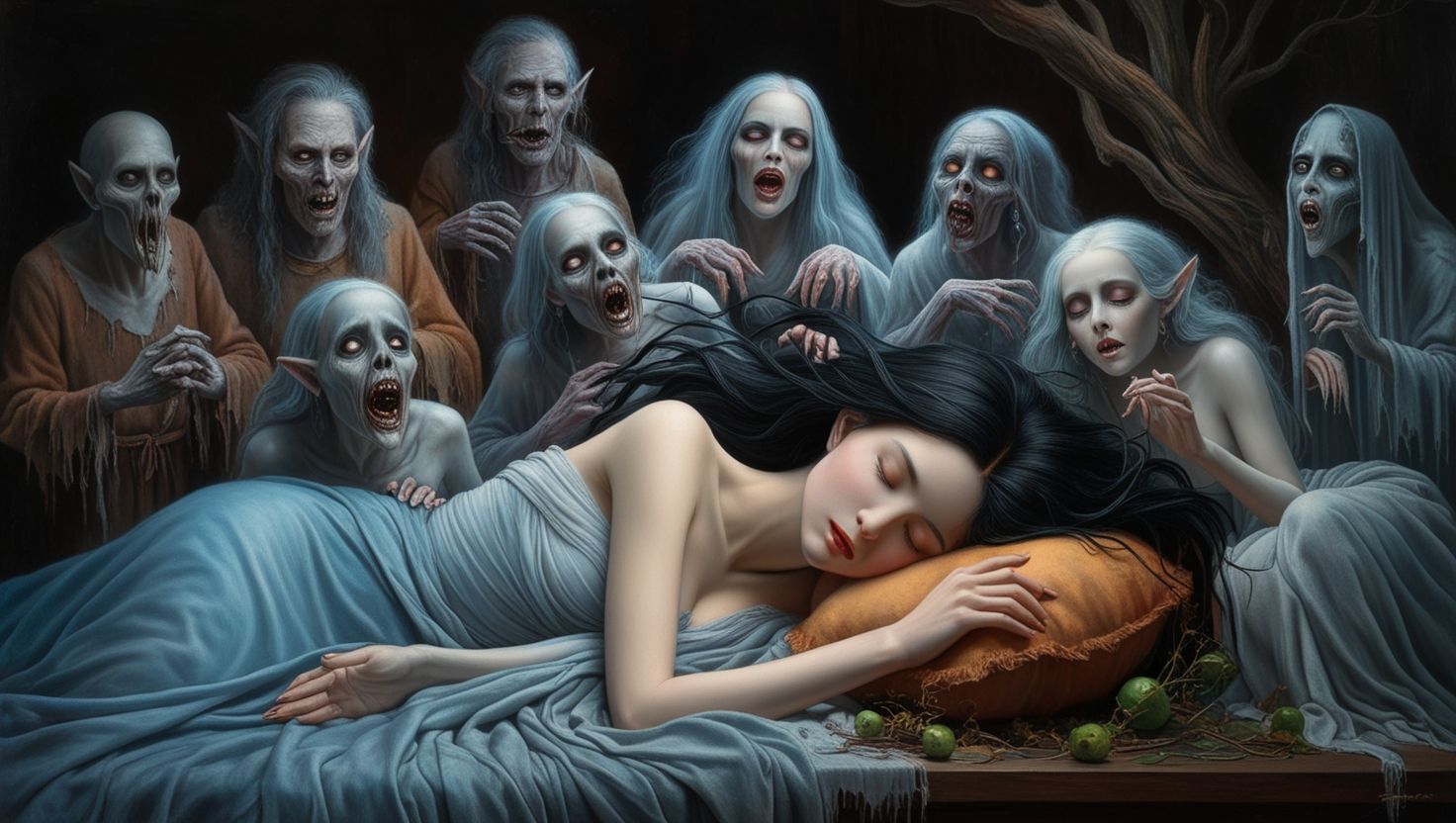 For in that sleep of death what dreams may come.