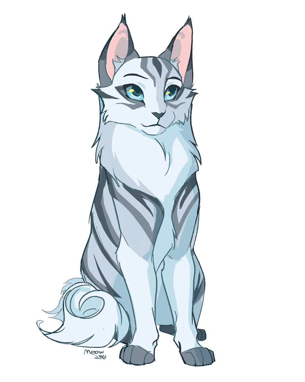 Silverstream warrior cat from the book series "Warriors" by Erin Hunter