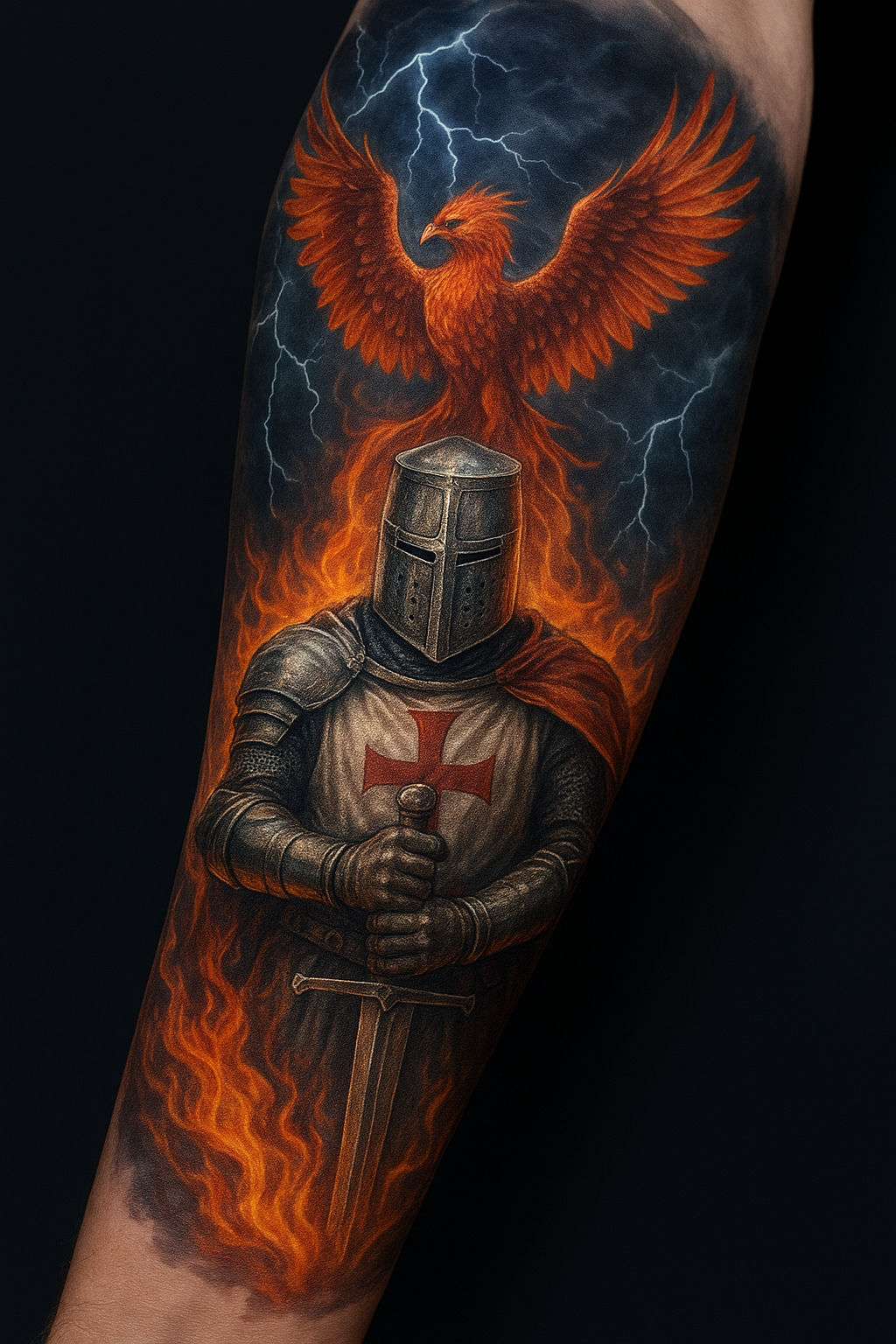 The knight & the phoenix