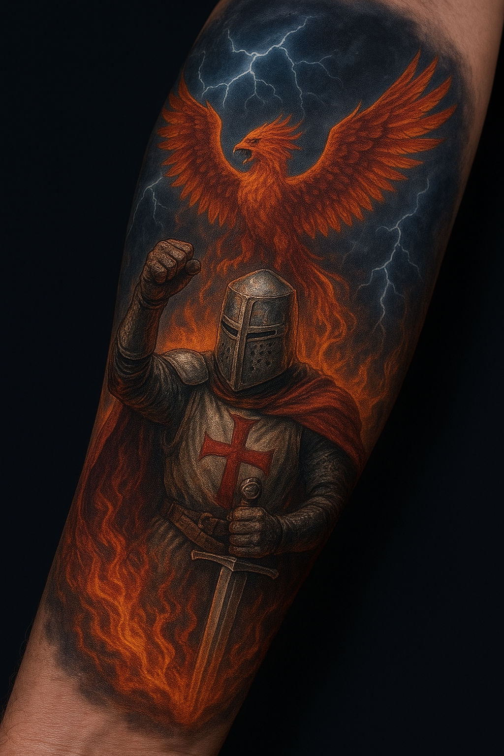 The knight & the phoenix