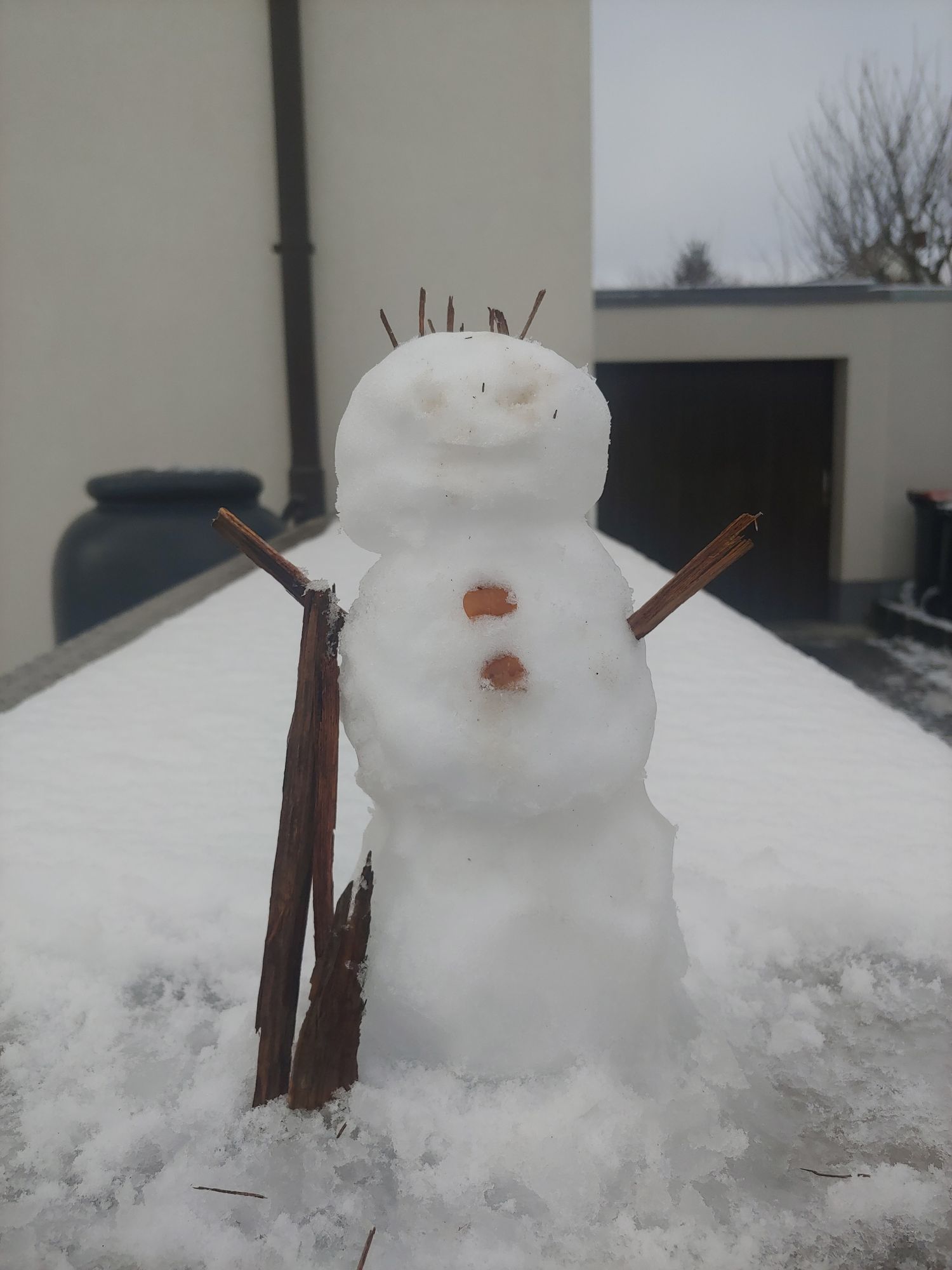 Snowman with mixed languages