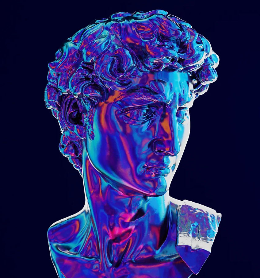 A holographic portrait of a Roman Tyrant