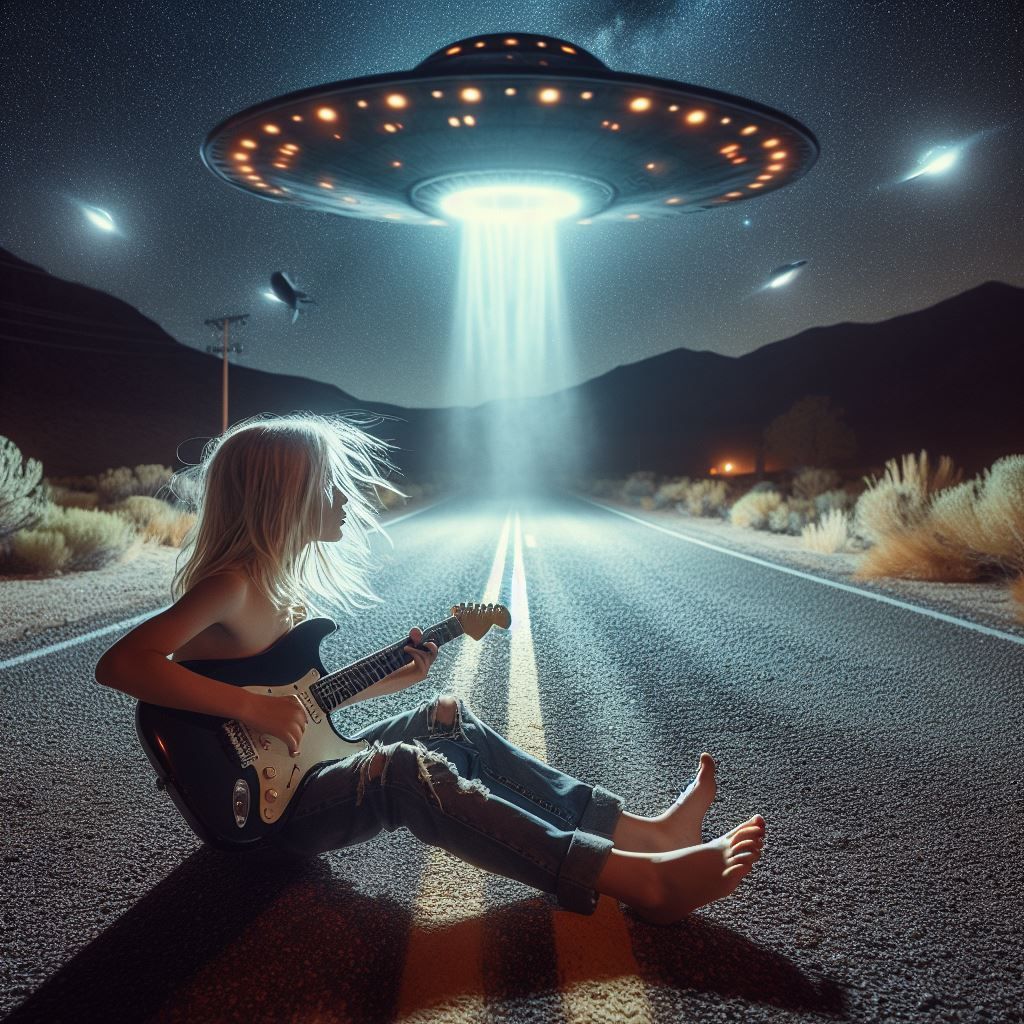 dan playing to aliens