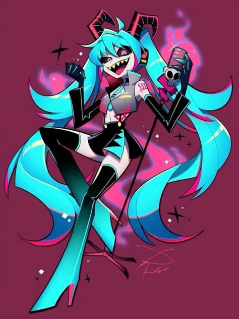 Light hot girl style Miku character