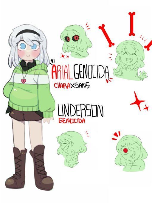 ight hot girl style Undertale Frisk
