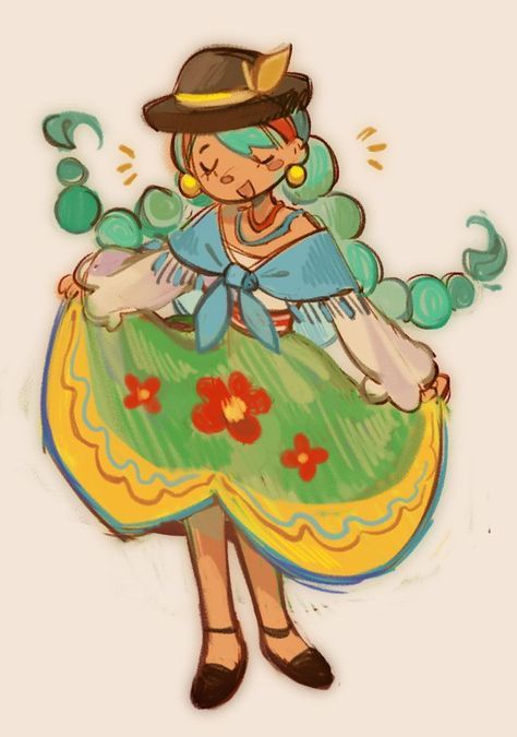 Light hot girl style Witch character