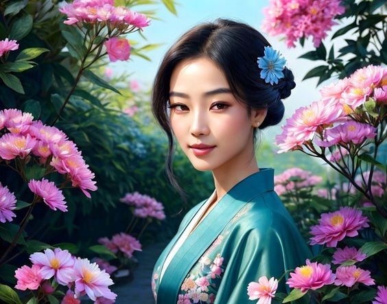 Jeune femme asiatique 
