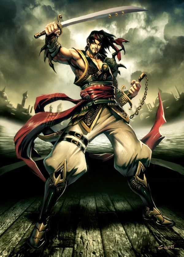 High fantasy: Sinbad the sailor fused with Aladdin prince of thieves
By artist "anime", 3d anime art, inspired by WLOP, Artstation, #genshi...