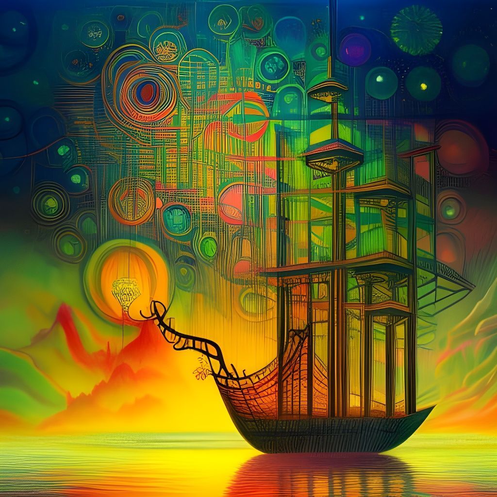 Sweet Gaia-Minded Guardian Of All Creatures: 4D, crystal 3D fractal forest pregnant girl, curlicue-light-strands, Intricately Designed, colour: mostly bright tricolour, Scen...