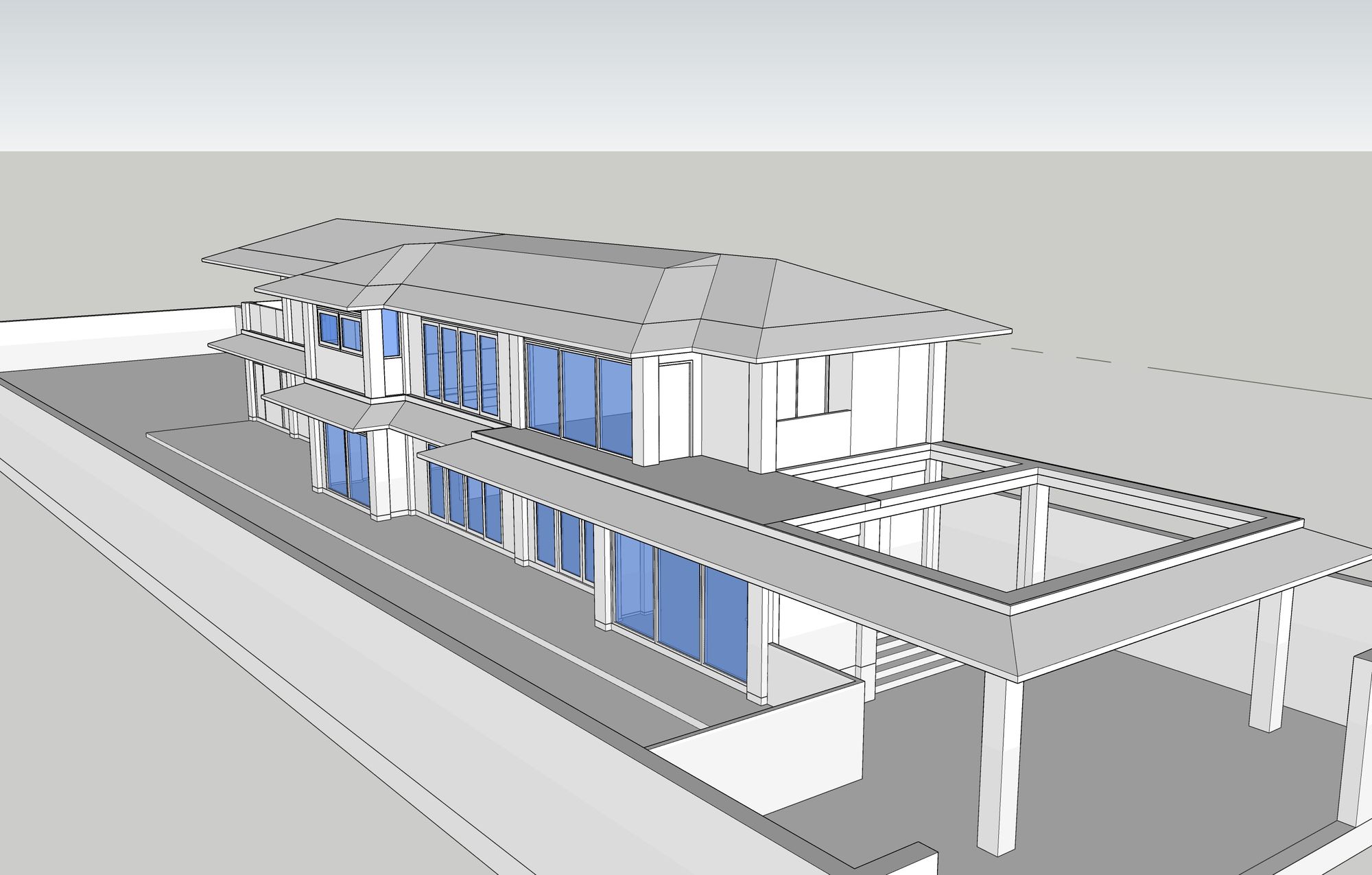 Dream house concept. My own design.