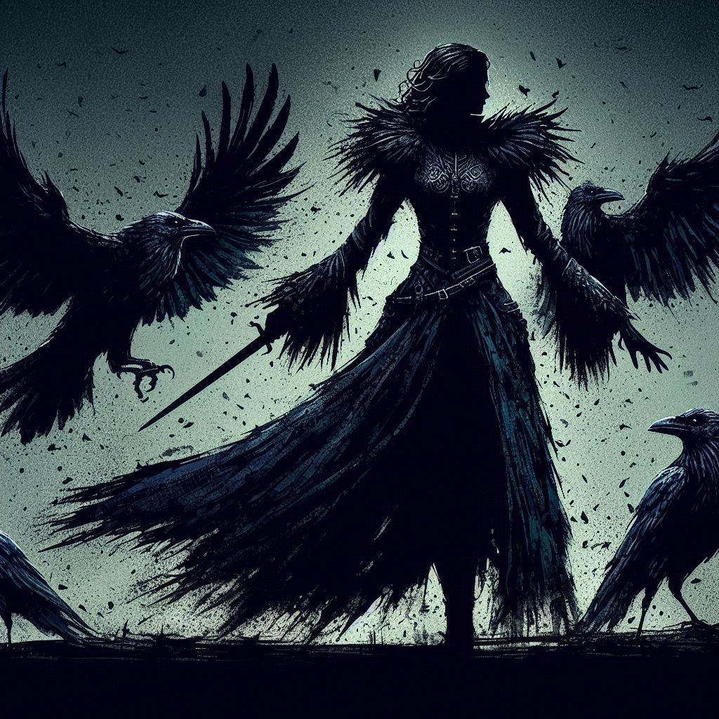 Demon Warrior and Crow