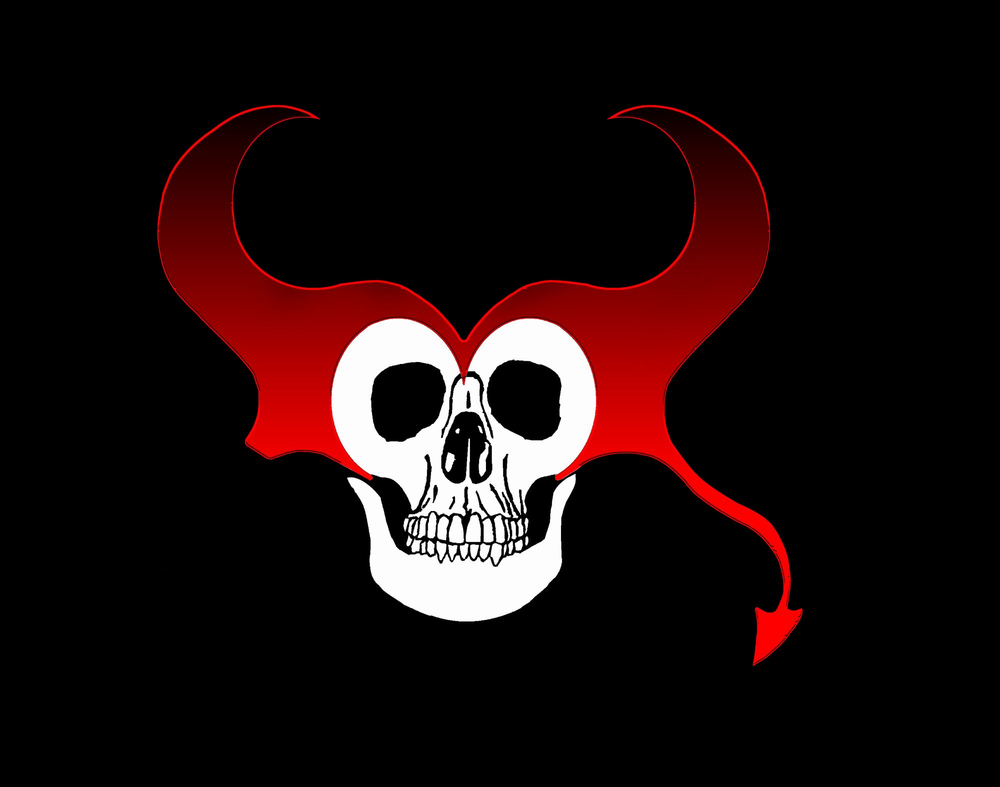 ornate winged skull 2