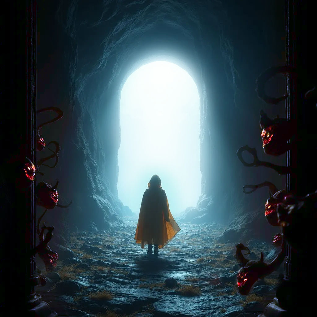 "Ljuset övervinner mörker varje dag" Canvas