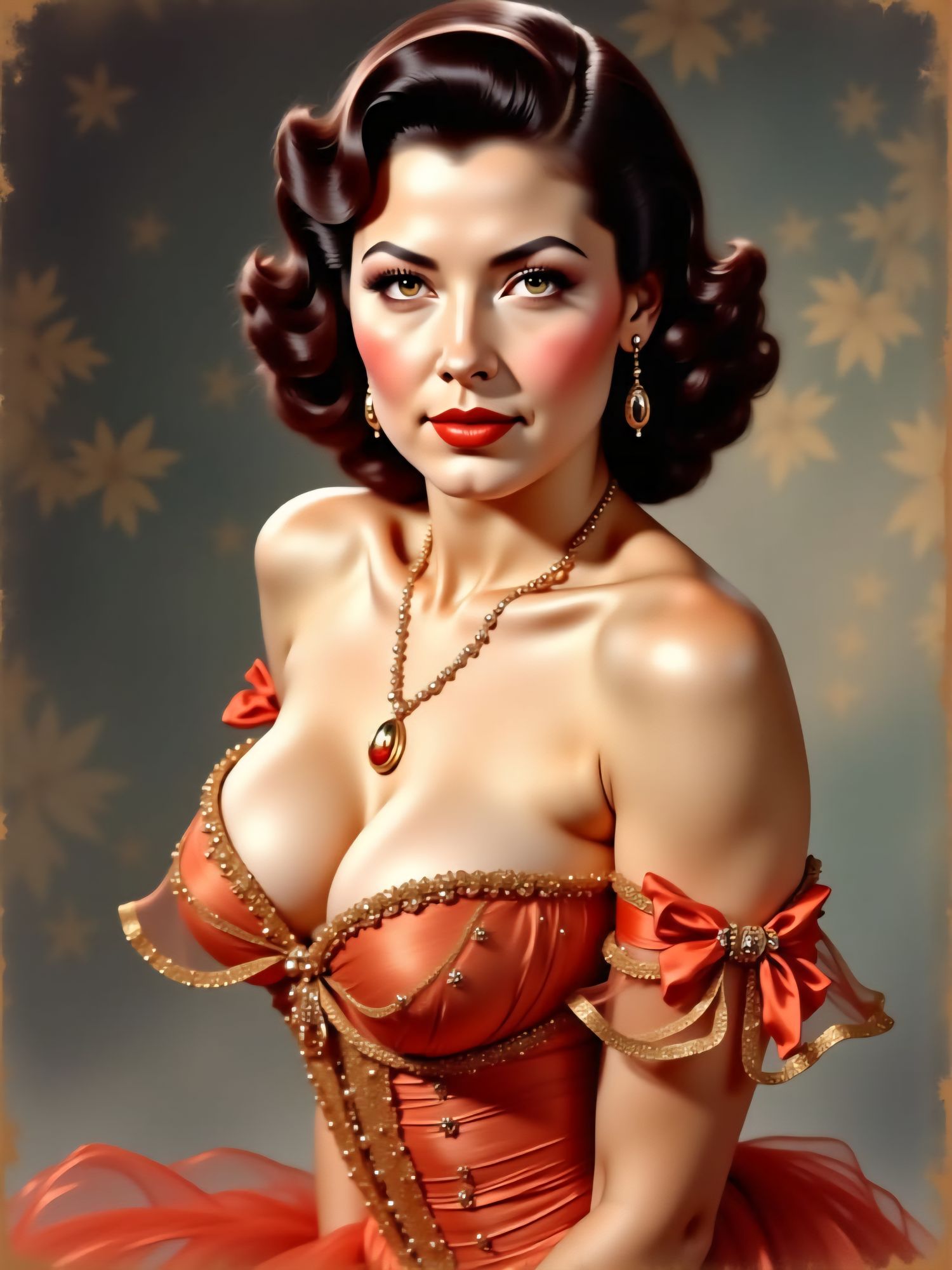 <lora:Wild Pin-up:1.0> <lora:Extreme Geisha:1.0> <lora:Sauvanne:1.0> Portrait of Sauvanne as a beautiful French Caucasian Geisha.