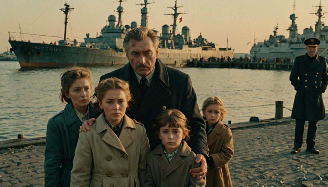 капитан с бородой и фуражке